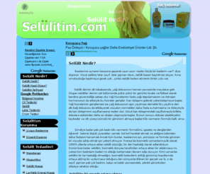 selulitim.com: Selulit nedir? selülit nasıl tedavi edilir?
selulit ve selulit tedavileri hakkında herşey