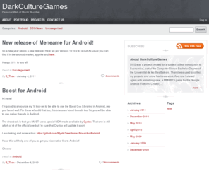 darkculturegames.com: DCG: Android development
DCG: Android development