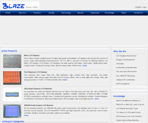 graphic-lcd-module.com: China LCD Displays Manufacturer:LCD Panels,LCD Modules,Character LCD Modules,Graphic LCD Modules,STN-LCD Modules,FSTN-LCD Modules,OLED Displays Modules,Touch Screen Displays-Blaze Display
Blaze Display is a professional LCD Displays Manufacturer,Researcher,Designer in China Since 1982. Products are LCD Displays,LCD Panels,LCD Modules,Character LCD Modules,Graphic LCD Modules,STN-LCD Modules,FSTN-LCD Modules,Standard LCD Modules(COB,COG,COF,SMT,TAB type),Customized LCD Modules,TFT LCD Modules,Active Matrix OLED,Passive Matrix OLED Displays Modules,Touch Screen Displays,Backlight and LCD Glass