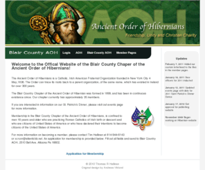 blaircountyaoh.com: Offical website of the Blair County Chapter of the Ancient Order of Hibernians
Offical website of the Blair County Chapter of the Ancient Order of Hibernians