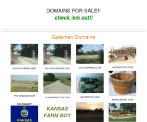 kansasfarmboy.com: Gateman Domains
Domains for sale by The Gateman