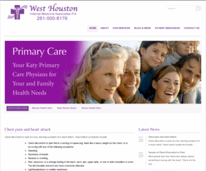 katyprimarycare.com: Katy Primary Care Physician - Katy Internal Medicine Doctor- West Houston Internal Medicine Associates - Katy Women Internist
Dr. Thampoe and Associate is the only bilingual (English & Chinese) female Internist family physician in Katy & Houston that provide service for Primary Care, Internal Medicine, Geriatrics and internal medicine. She the only female internist in Katy / Houston that speaks Mandarin Chinese.