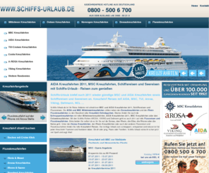 kreuzfahrten2014.com: AIDA Kreuzfahrten 2011, AIDA Schiffsreisen 2011 & AIDA Seereisen 2011
<p>AIDA Kreuzfahrten 2011, AIDA Schiffsreisen 2011 und Seereisen 2011. AIDA Cara, Blu, Vita – MSC Kreuzfahrten, MSC Schiffsreisen – bis zu 50 % günstiger.</p>