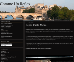 commeunreflex.com: Comme Un Réflex
Au travers de ce blog, je partage ma passion et vision de la photo.