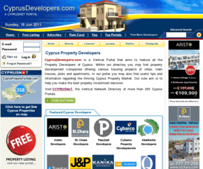 expressdaily.com: Cyprus Property Developers
Cyprus Property For Sale by Cyprus Developers. Use Cyprus Property Developers to find Villas, Houses, Apartments, flats, land, commercial property and offices to Buy or Rent