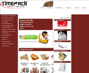 timepack.info: timepack - effizienz, die begeistert- Alles aus einer Hand
unsere langjähriger Erfahrung, wenn es um Verpackungen und Dienstleistungen rund um die Industrie geht. Unseren Service führen wir mit kontrollierter Sicherheit aus.