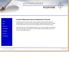 architekt-kruemmel.org: Architekturbüro Krümmel - Home
Architekturbüro Krümmel, Architektur Energieberatung Sanierung Wertermittlung