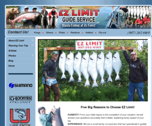 ezlimit.com: EZ Limit Guide Service for Alaska Fishing on the Kenai Peninsula
EZ Limit Guide Service - providing professional fishing guide services for Alaska Fishing on the Kenai Peninsula