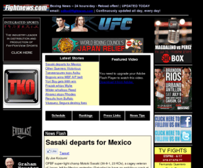 fightnews.com: Boxing - Fightnews
The number one Boxing News resource on the web, updated 24 hours a day, 7 days a week