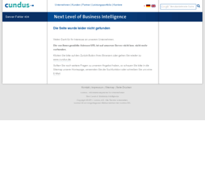 financial-statement-factory.com: Financial Statement Factory -  cundus AG
cundus AG is an IT service company with competence in business-oriented consultation that focuses on Business Intelligence.