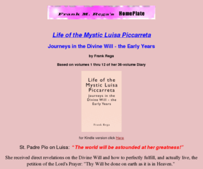 lifeofluisa.com: The Life of Luisa Piccarreta
Luisa Piccarreta, Padre Pio, Pilgrimage, Medjugorje Unveiled, Virgin Mary, San Giovanni Rotondo, Evolution as Heresy