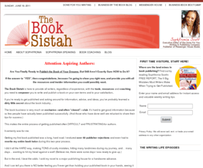 booksistah.com: Book Writing and Book Publishing Advice from The Book Sistah | Sophfronia Scott
Resources for fiction writers on how to write and publish a book from author and speaker Sophfronia Scott