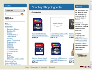 onlinekauf.biz: Shopbay - Computer, Elektronik, Software, Navigationssysteme uvm.
Online-Shop und Versand für Computer, Digitalkameras, TFTs, LCDs, Videokameras, Navigationssystemen uvm.