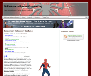 spidermanhalloweencostume.org: Spiderman Halloween Costume Sale|Buy Spiderman Halloween Costumes
Purchase A Spiderman Halloween Costume and be the superhero this Halloween. Get your Spiderman Halloween Costumes at SpidermanHalloweenCostume.org today.