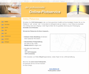 plodoxx.com: Online Plotservice Plotten Plottservice
Online-Plotservice: - wir plotten preiswert - schnell und zuverlsig!