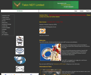 talonndt.co.uk: Talon NDT: NDT Training Specialists
Talon NDT are NDT training specialists for the oil and gas industry