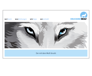 xn--bcherdruck-9db.com: Druckerei Wulf - Der mit dem Wulf druckt.
Internetseite der Druckerei Wulf, 21339 Lüneburg