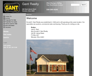 gant-realty.com: Gant Realty - Welcome
CMSimple is a simple content management system for smart maintainance of small commercial or private sites. It is simple - small - smart! It is Free Software licensed under AGPL