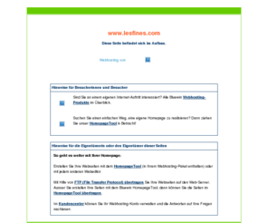 lesfines.com: Bluewin - Webhosting     
