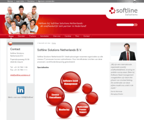 softline-solutions.nl: Softline Solutions Netherlands B.V.: Home
Softline Solutions in een onafhankelijk expert op het gebied van Software Asset Management, Multivendor Premier support en License Consultancy. Softline Solutions biedt oplossingen waarmee organisaties op alle niveaus IT processen kunnen optimaliseren, kostenbesparing gerealiseerd kan worden.