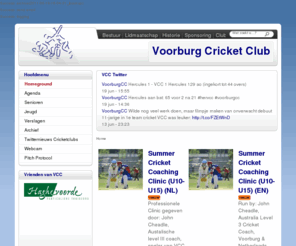 voorburgcc.nl: Homeground - Pagina 1 van 19
Voorburg Cricket Club is een van de grootste cricketclubs van Nederland, met 5 Herenteams en 6 jeugdteams. VCC bestrijkt daarmee bijna alle mogelijke niveau's. 

VCC werd in 2002 landskampioen cricket. Sindsdien is de sport in de breedte verder geprofessionaliseerd. In 2007 was VCC verliezend finalist van de play-offs (hoofdklasse). In 2008 nam VCC een nieuwe accommodatie in gebruik. Voorburg Cricket Club speelt sinds 2010 op graswicket.

De velden bevinden zich aan de Groene Zoom in Voorburg.