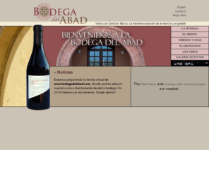 bodegadelabad.com: Bodega del Abad » Vinos con carÃ¡cter Bierzo
La MencÃ­a y el Godello del Bierzo en su mÃ¡xima ExpresiÃ³n.