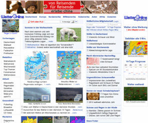 onlinewetter.net: Wetter WetterOnline Wettervorhersage Aktuelles Wetter Regenradar Reisewetter
Wettervorhersage und aktuelles Wetter. Mit Regenradar, Satellitenbilder und Wetterkarten sowie Ozonwerten und Pollenflug.