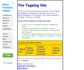 tagalog2.com: Tagalog
learn TAGALOG