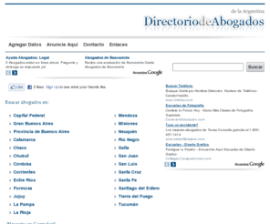 directorio-abogados.com.ar: Directorio de Abogados y Estudios Jurídicos
Directorio Web Gratuito para todos los Abogados y Estudios Jurídicos de la República Argentina.