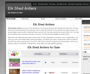 elkshedantlers.com: Elk Shed Antlers for Sale
We have a huge selection of shed elk antlers for sale. Come bake often because we are continually adding to our stock.