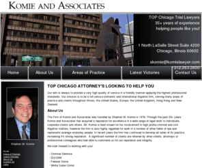 komielawyer.com: Chicago Cook County Defense Attorneys Criminal Lawyer Law Firms
Komie and Associates is a law firm located in Chicago that specializes in Criminal Lawyers, Cook County Defense Attorneys and more.