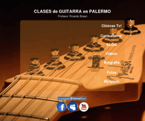 ricardo-braun.com.ar: Clases de Guitarra en Palermo
Clases y lecciones de guitarra en palermo, Buenos Aires argentina con el profesor Ricardo braun.