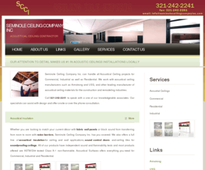 seminolecci.com: Acoustical Ceilings, Soundproof Walls, Flooring Systems
