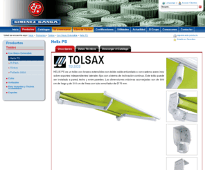 tolsax.es: Persianas, lamas y compactos :: Giménez Ganga
En Gimenez Ganga fabricamos materiales de construcción para instalación de persianas y puertas de seguridad .  