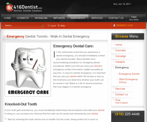 emergency-dentist-toronto.com: Emergency Dentist Toronto - Walk-In Dental Emergency
Emergency Dentist Toronto, Walk-In dental emergency clinic.