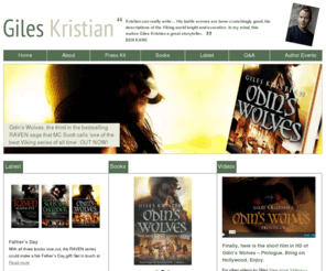 gileskristian.com: Giles Kristian | Author of the RAVEN series
Welcome to the official website of Giles kristian, Author of the RAVEN series.