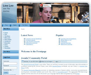 leodregier.com: Welcome to the Frontpage
Joomla! - the dynamic portal engine and content management system