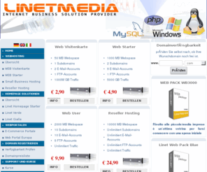 linetmedia.ch: Linetmedia web application and Hosting, web design, Applicazioni web
Providing high quality professional web design and web site development for your business. We specialize in Animated and database web Solutions with MySQL Oracle SQL, and e-commerce.