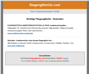 xn--fliegengittertr-dwb.com: fliegengittertür.com - Wichtige Fliegengittertür - Webseiten
