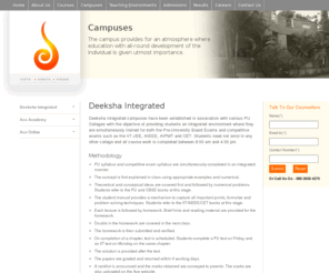 deeksha-online.net: deeksha integrated | Ace Creative Learning | Deeksha Integrated
Deeksha Integrated Deeksha Integrated campuses have been established in association with various PU Colleges with the objective of providing students an