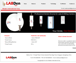 labden.com: Welcome to www.labden.com dental zirconia, zirconium, zirconia discs, blocks, disks, cuboids, manual milling machine, high strength ceramics, cercon, degussa, kavo, kavo everest, kaltenbach, voight, sirona inlab, weiland zeno, weiland, implants, zirconia crowns, zirconia bridges
