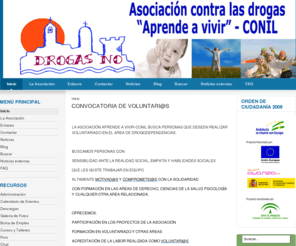 aprendeavivirconil.es: Asociacin contra la droga Aprende a Vivir Conil de la Fra. - Inicio
Asociacin contra la droga Aprende a Vivir Conil de la Fra.