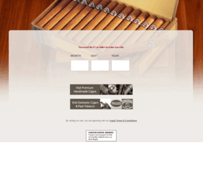 montecristosignature.com: Welcome to Altadis USA
Altadis USA is the US division of the largest manufacturer of handmade cigars in the world.