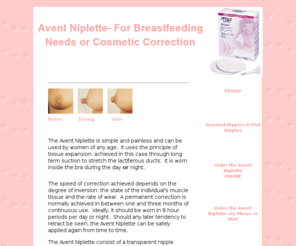 niplette.org: Avent Niplette For Breastfeeding Needs or Cosmetic Correction
