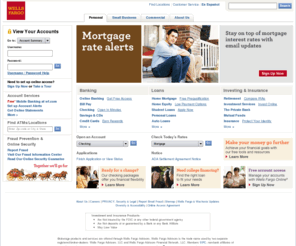 welsfargos.com: Wells Fargo Home Page
Start here to bank and pay bills online. Wells Fargo provides personal banking, investing services, small business, and commercial banking.