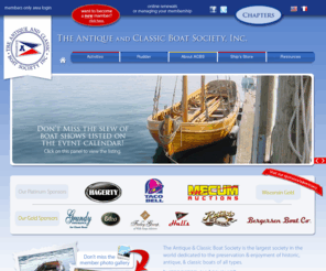 acbs.org: The Antique & Classic Boat Society
