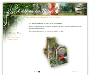 chateau-des-reaux.com: Château des réaux
Le Château des réaux , un parc d' ensembles résidentiels  avec services pour personnes âgées.