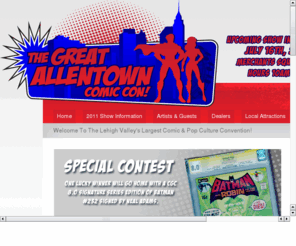 eastcoastcomiccon.com: The Great Allentown Comic Con!
Lehigh Valley's Great Allentown Comic Con!