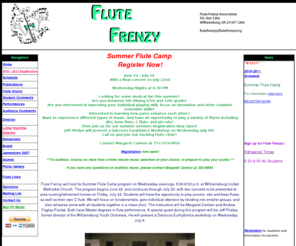 flutefrenzy.org: Flute Frenzy
Flute Frenzy, Flute Choir for middle and high school students