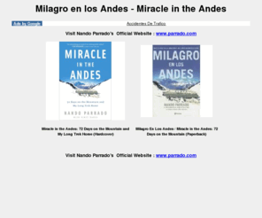 miracleintheandes.com: Miracle in the Andes - Milagro en los Andes - Nando Parrado
Miracle in the Andes - Milagro en los Andes - Nando Parrado